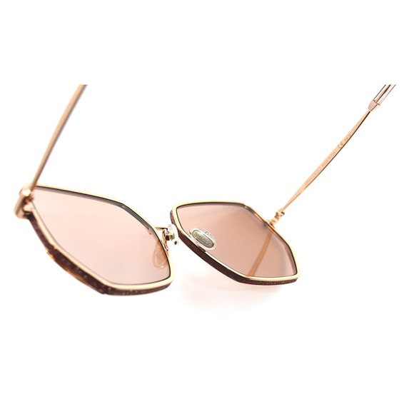JIMMY CHOO ALINE/S EYR ROSE GOLD NUDE AUTHENTIC SUNGLASSES - Picture 8 of 13